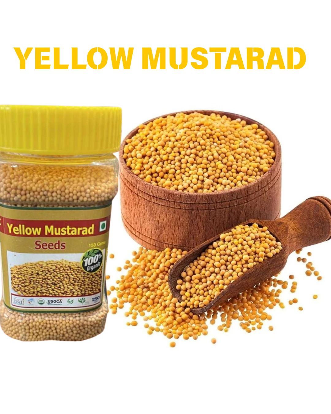 Yellow Mustard Bottle (150gm)