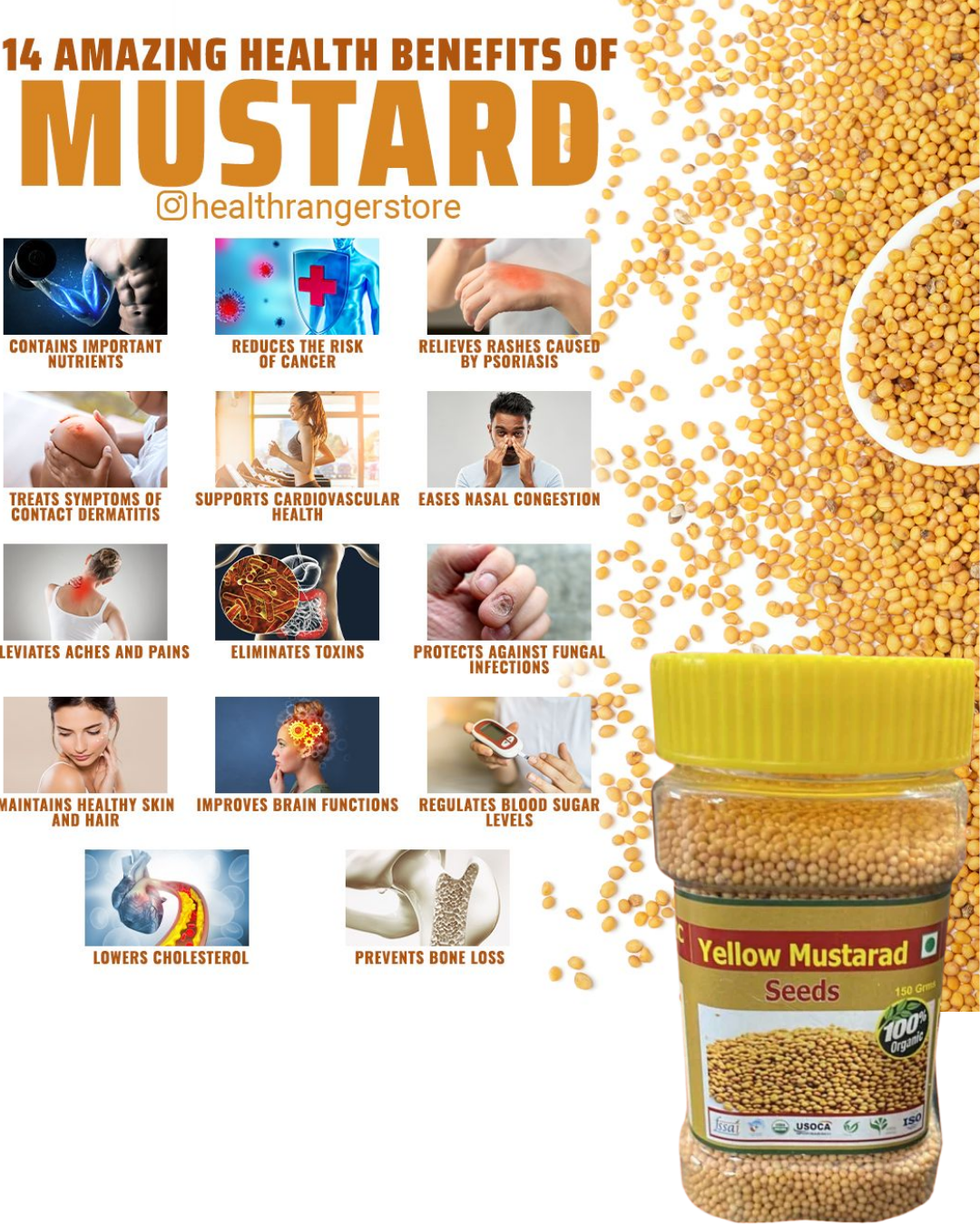 Yellow Mustard Bottle (150gm)