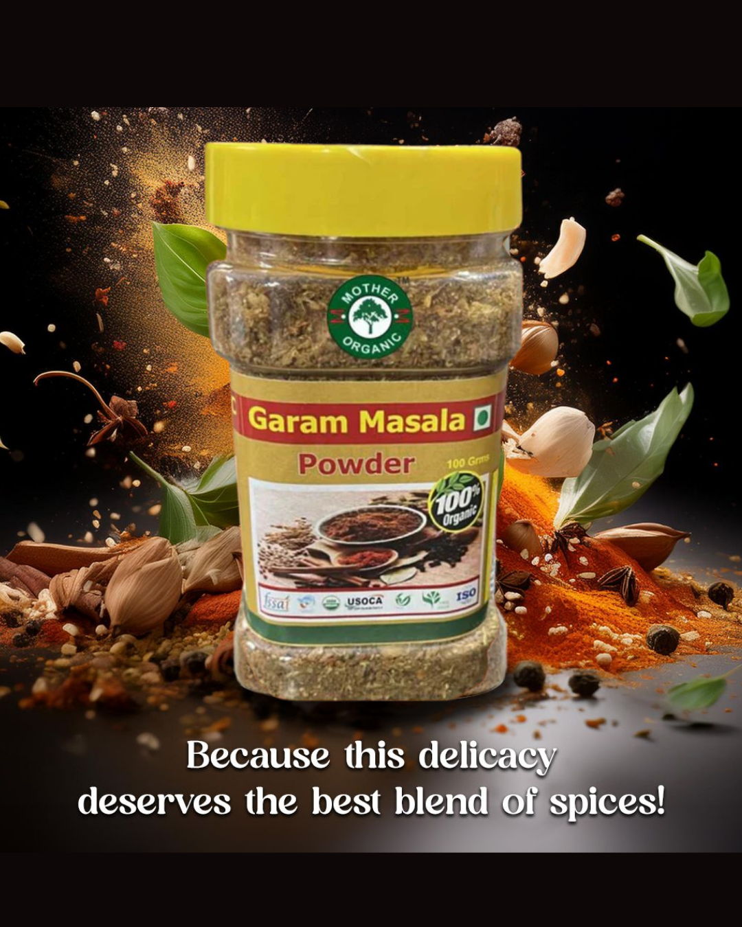 Garam Masala Powder Bottle