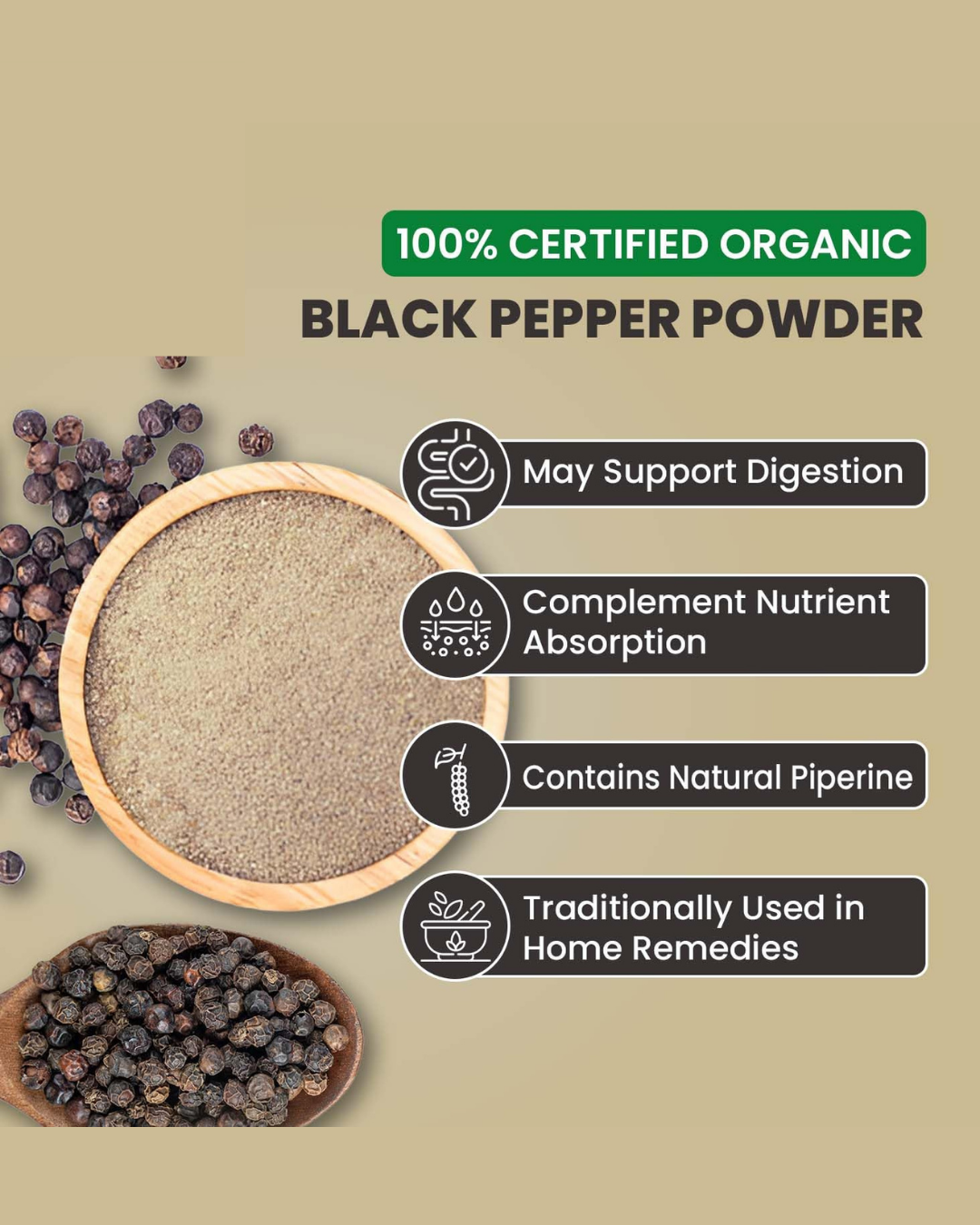 Black Pepper Powder 100 gm