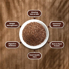 Flax Seeds Bottle 150 gm